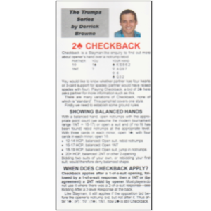 2&clubs;: Checkback