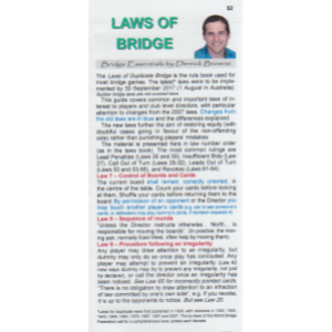 Laws of Bridge